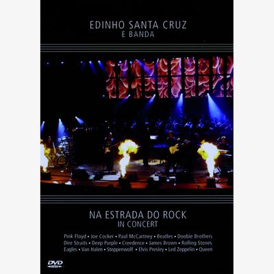 DVD Edinho Santa Cruz E Banda - Na Estrada Do Rock In Concert