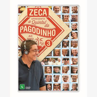 DVD Zeca Pagodinho - Apresenta O Quintal Do Pagodinho 3 Ao Vivo