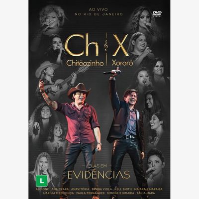DVD  Chitãozinho & Xororó - Elas Em Evidências