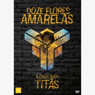 DVD  Titãs - Doze Flores Amarelas-A Ópera Rock - Ao Vivo Em São Paulo / 2018