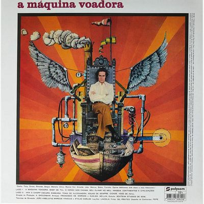 VINIL Ronnie Von - A máquina voadora - 33 RPM