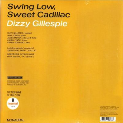 VINIL Dizzy Gillespie - Swing Low, Sweet Cadillac - Importado