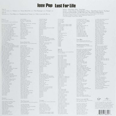 VINIL Iggy Pop - Lust For Life - Importado