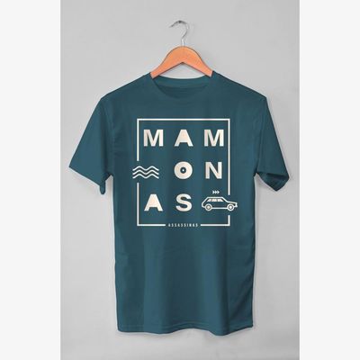 KIT VINIL Mamonas Assassinas+Camiseta Azul Petróleo -Tamanho P