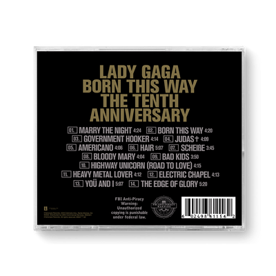 CD DUPLO LADY GAGA - BORN THIS WAY THE TENTH ANNIVERSARY