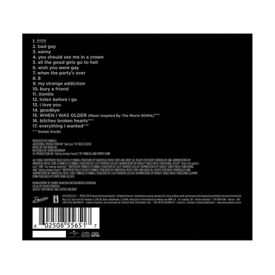 CD Deluxe Billie Eilish - WHEN WE ALL FALL ASLEEP, WHERE DO WE GO?
