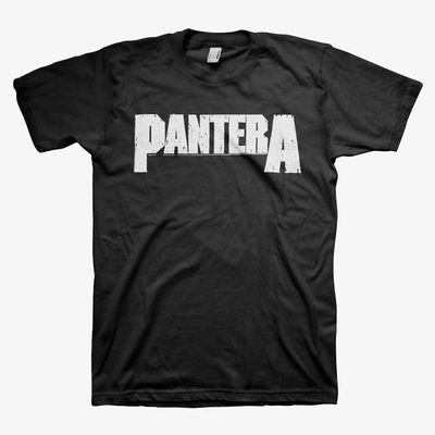 Camiseta Pantera - Black & White Logo - Preta
