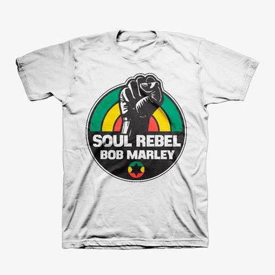 Camiseta Bob Marley -  Soul Rebel - Branca