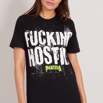 Camiseta Pantera - Fucking Hostile II - Preta