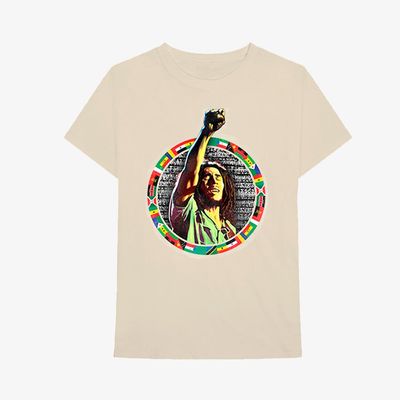 Camiseta Bob Marley - Survival World Tour - Bege