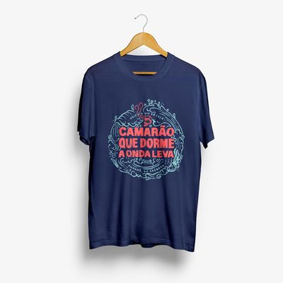 Camiseta Zeca Pagodinho - Camarão que Dorme a Onda Leva