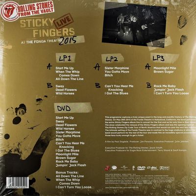 Vinil Quadruplo The Rolling Stones - Sticky Fingers Live At The Fonda Theatre (4DiscSet) - Importado