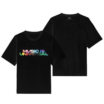 Camiseta Vários Artistas - Music Is Universal (Preta)