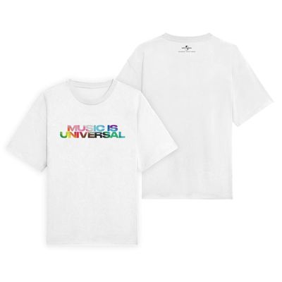 Camiseta Vários Artistas - Music Is Universal (Branca)