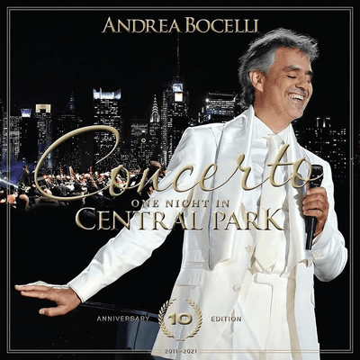 CD Andrea Bocelli - Concerto: One night in Central Park - 10th Anniversary - Importado