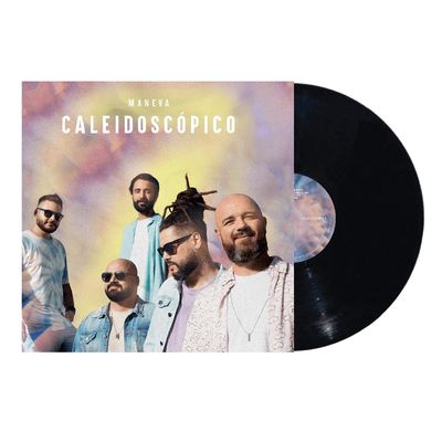 Vinil Maneva - Caleidoscópico (Preto)