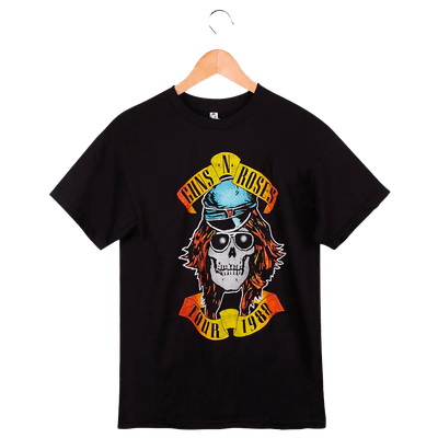 Camiseta Guns N' Roses Appetite Four Destruction Tour 1988