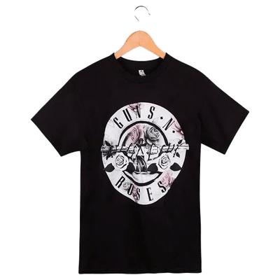 Camiseta Guns N' Roses Floral Fill Bullet