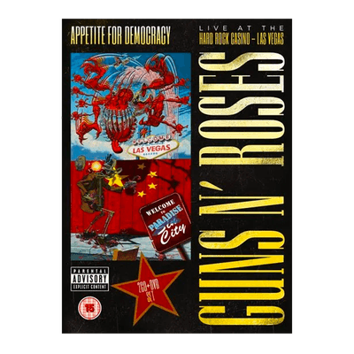 DVD  Guns N' Roses - Appetite For Democracy: Live At The Hard Rock Casino-Las Vegas