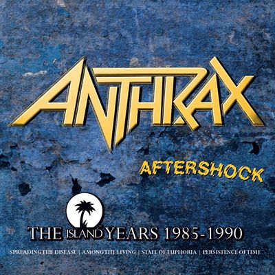 BOX Anthrax - Aftershock - The Island Years (4CD) - Importado