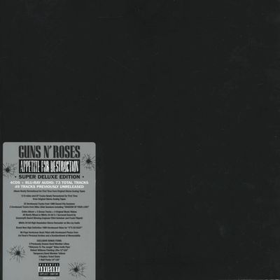 Box Guns N' Roses - Appetite For Destruction (4CDs+1Blu-ray)- Importado