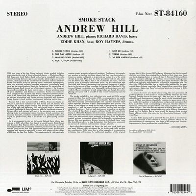 Vinil Andrew Hill -Smoke Stack - Importado