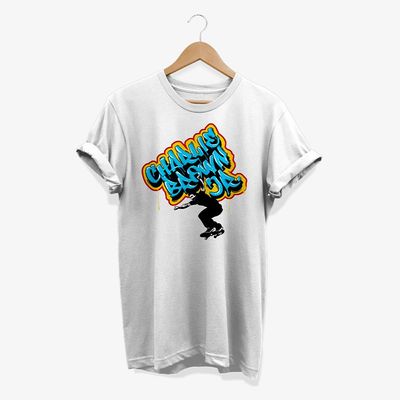 Camiseta Charlie Brown Jr. Skatista - Branca