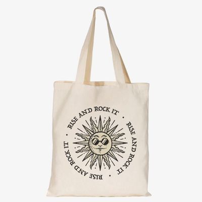 Ecobag Vários Artistas - Rise And Rock It - Bege