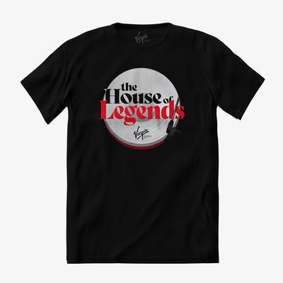 Camiseta Virgin Music Brasil House of Legends - Preta
