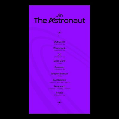 CD Jin (BTS) - The Astronaut (CD-S / EU VERSION 02) - Importado