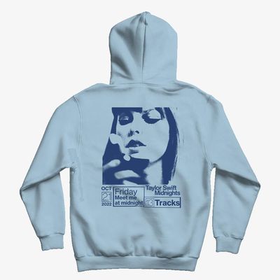 Moletom Taylor Swift - Midnights - Blue Hoodie