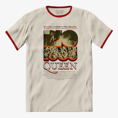 Camiseta Queen - Rio de Janeiro 1985