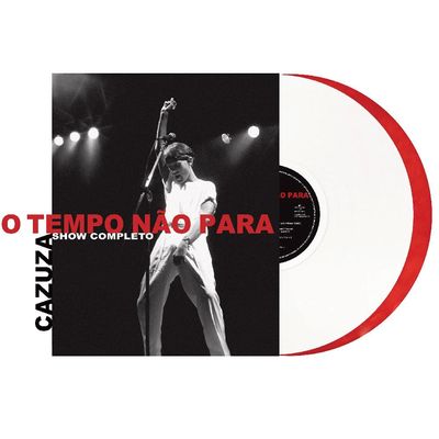 Vinil Cazuza - O Tempo Não Para - O Show Completo (2LP Branco e Vermelho)