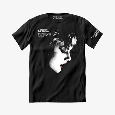 Camiseta Taylor Swift - Lyric Black Tee