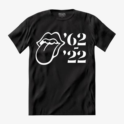 Camiseta The Rolling Stones - Outline 62-22 - Preta