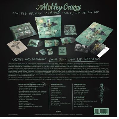 CD Mötley Crüe - Dr. Feelgood (35th Anniversary Limited Edition Deluxe Box Set 2024 Remaster/3CD) - Importado