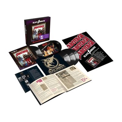 Box Black Sabbath - Sabotage (4LP+7" Single Super Deluxe Box Set) - Importado