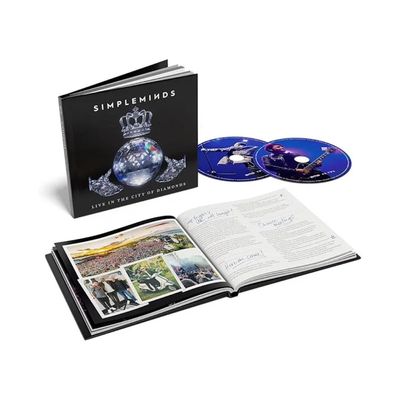 CD Simple Minds - Live In The City Of Diamonds (2CD Media Book) - Importado