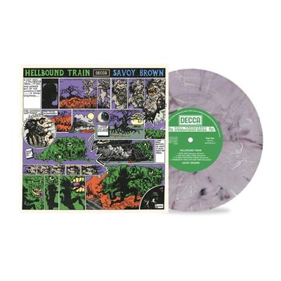 Vinil Savoy Brown - Hellbound Train (LP Remastered 2024 / Grey & Purple Marble) - Importado