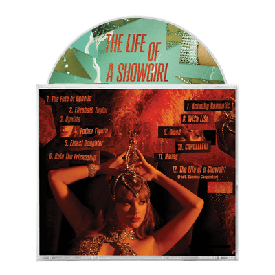 CD Taylor Swift - The Life of a Showgirl: Sweat and Vanilla Perfume (CD com pôster) - Importado